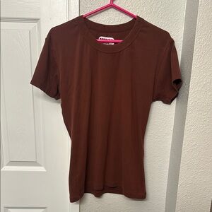 Brown Crew Neck T-Shirt